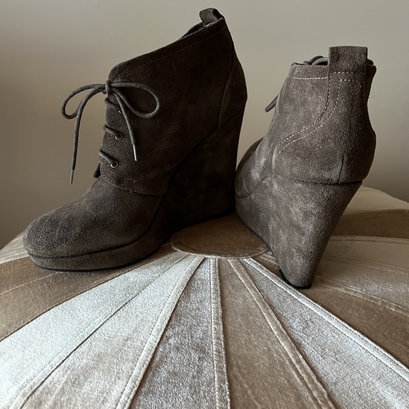 JESSICA SIMPSON ~STLYE CATCHER These beautiful Tile Grey Oiled 🔘 SUEDE Sz 11/41 - Picture 4 of 9